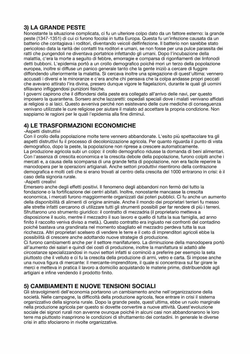 4 - L'Italia comunale e l'impero
1) LA NASCITA DEL COMUNE
L'incapacità del potere imperiale, di difendere e governare, portò trasformazioni 