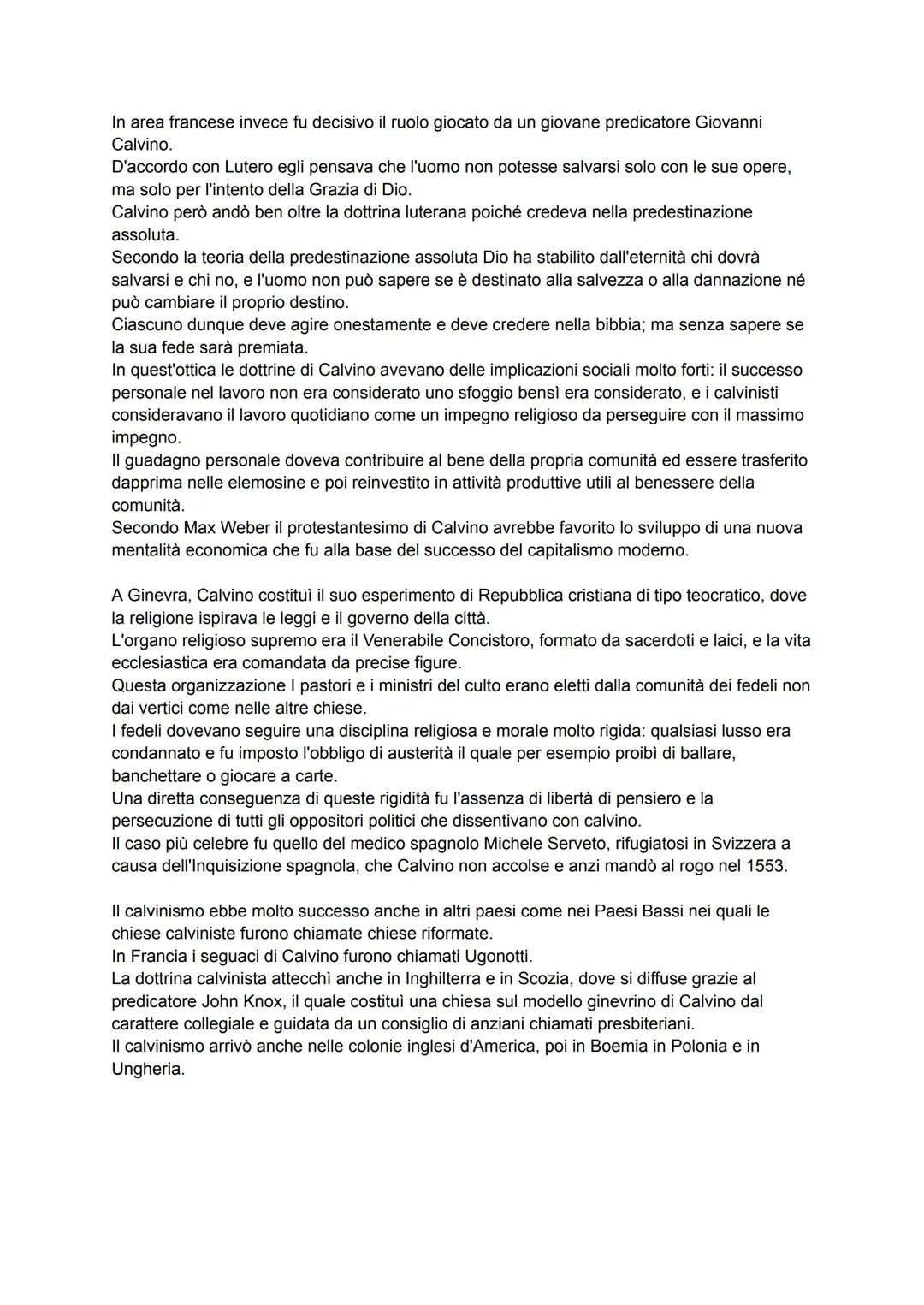 LA DIFFUSIONE DELLA RIFORMA E LA CONTRORIFORMA CATTOLICA
1. La nascita di nuove chiese protestanti
La propaganda luterana aveva oltrepassato