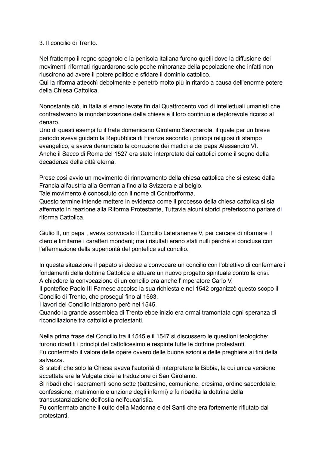 LA DIFFUSIONE DELLA RIFORMA E LA CONTRORIFORMA CATTOLICA
1. La nascita di nuove chiese protestanti
La propaganda luterana aveva oltrepassato