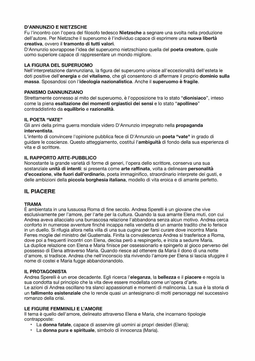 GABRIELE D'ANNUNZIO
1863 nasce a Pescara, da una famiglia agiata.
Compi privatamente gli studi elementari e frequentò il prestigioso reale c