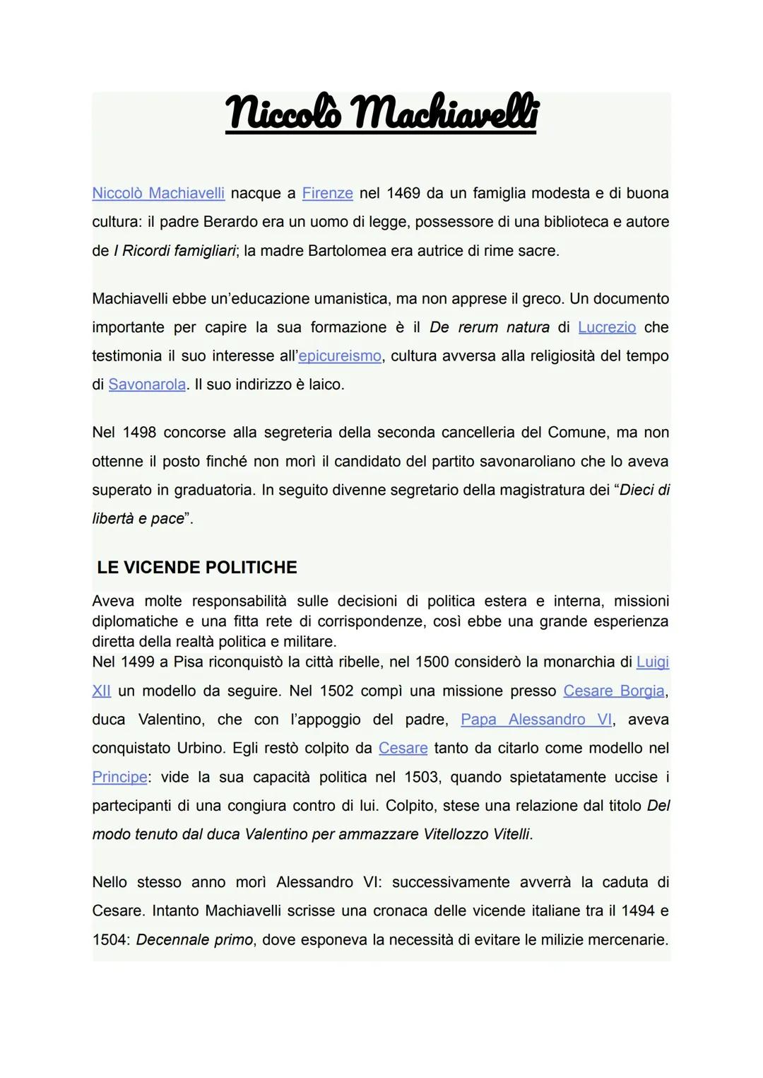 Niccolò Macchiavelli