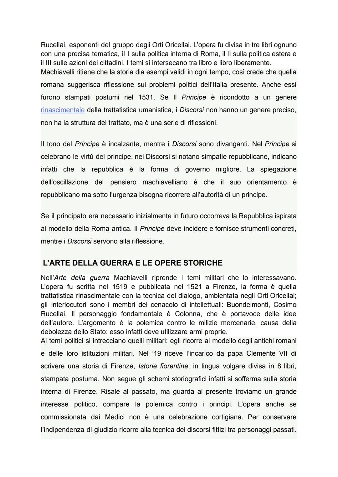 Niccolò Machiavelli
Niccolò Machiavelli nacque a Firenze nel 1469 da un famiglia modesta e di buona
cultura: il padre Berardo era un uomo di