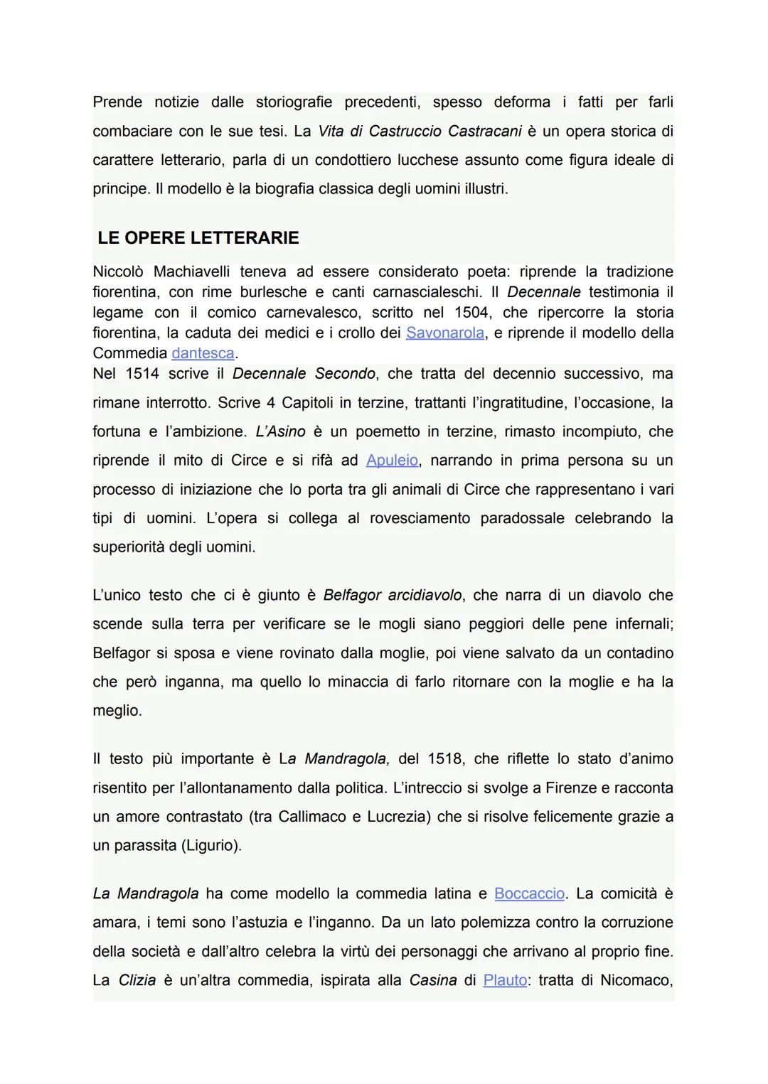 Niccolò Machiavelli
Niccolò Machiavelli nacque a Firenze nel 1469 da un famiglia modesta e di buona
cultura: il padre Berardo era un uomo di