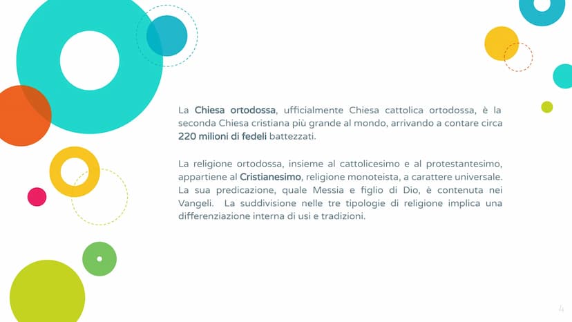 La Religione
Ortodossa
Luce Ruffato 6.
Introduzione
La Chiesa ortodossa
Indice
Particolarità
2
Il quadro storico
Diffusione
Riepilogo 1
Intr