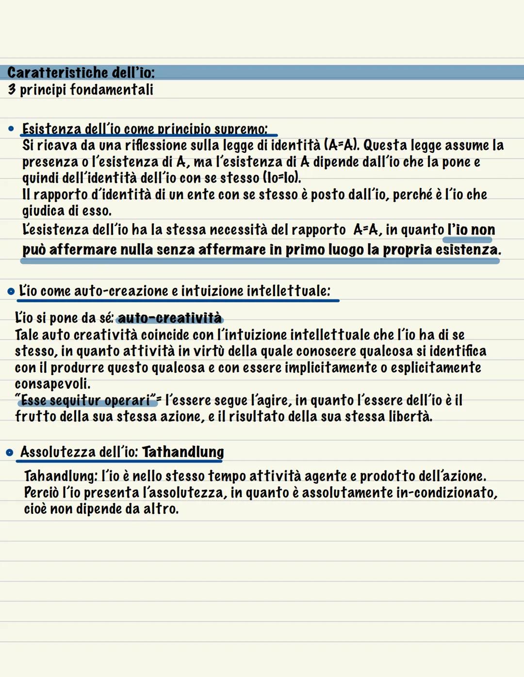 Filosofia Fichte
Idealismo: quelle visioni del mondo che privilegiano la dimensione "ideale"
rispetto a quello materiale che affermano il ca