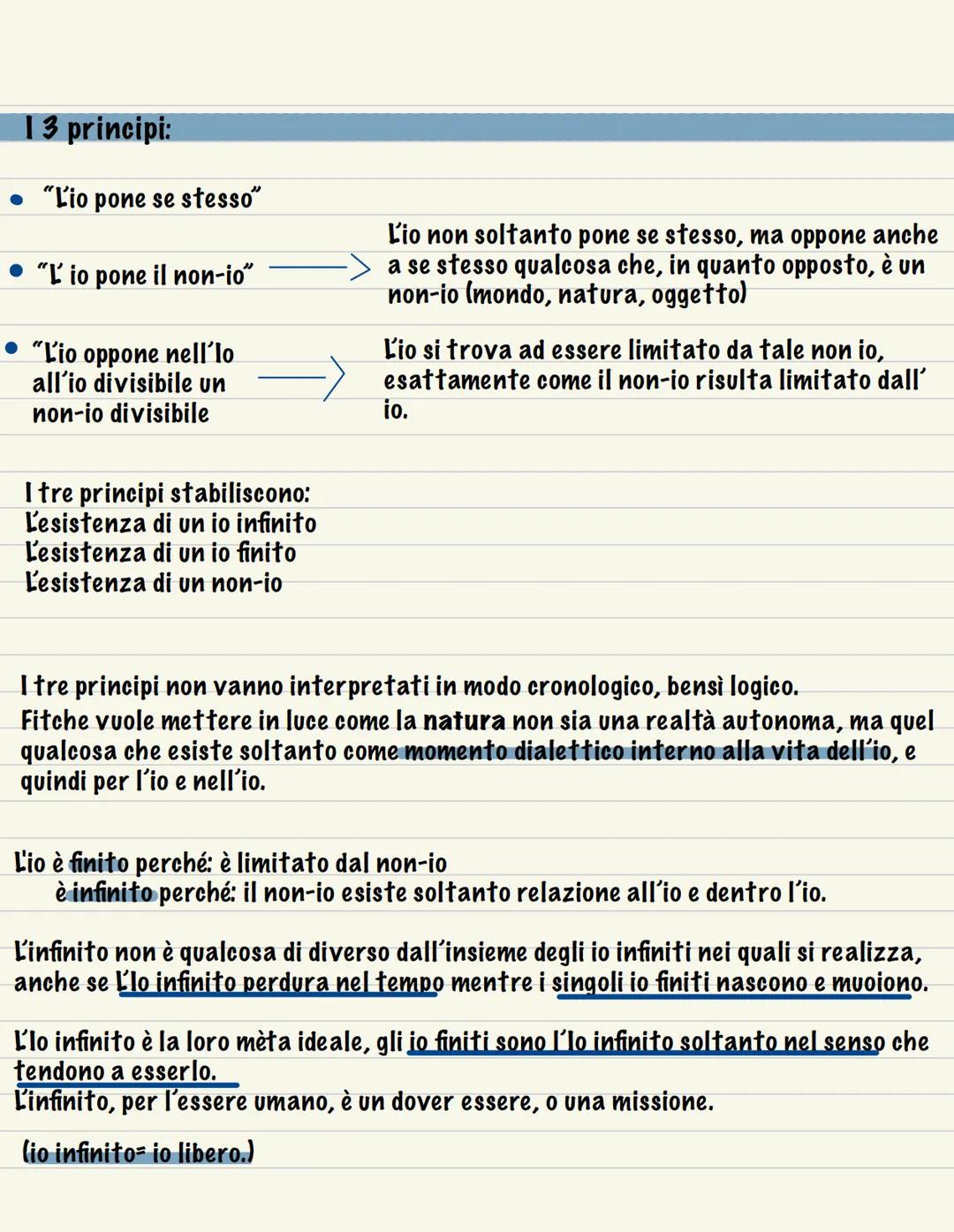 Filosofia Fichte
Idealismo: quelle visioni del mondo che privilegiano la dimensione "ideale"
rispetto a quello materiale che affermano il ca