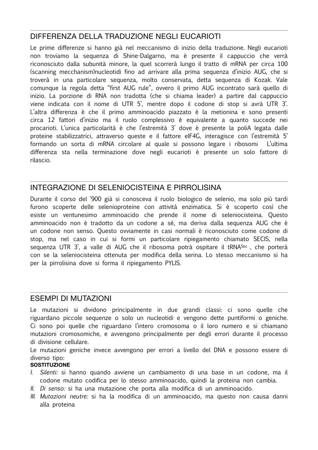 INTRODUZIONE
Durante il processo di trascrizione vene usato un filamento di DNA come stampo e viene
prodotto un trascritto, un mRNA. Oggi sa