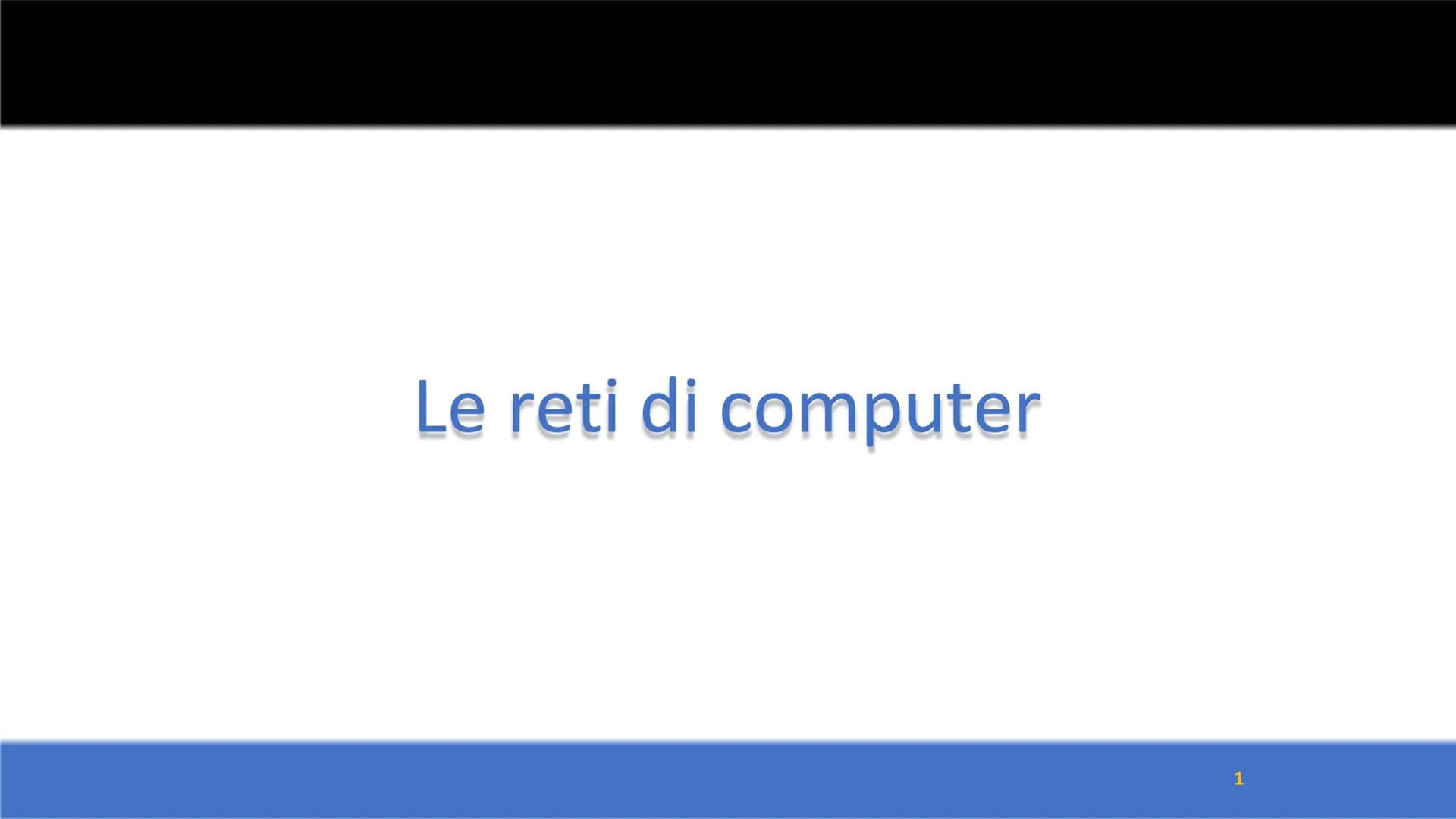 Le reti di computer
1 Introduzione
DEFINIZIONE
Una rete di computer è un insieme di sistemi di elaborazione AUTONOMI, CONNESSI mediante oppo