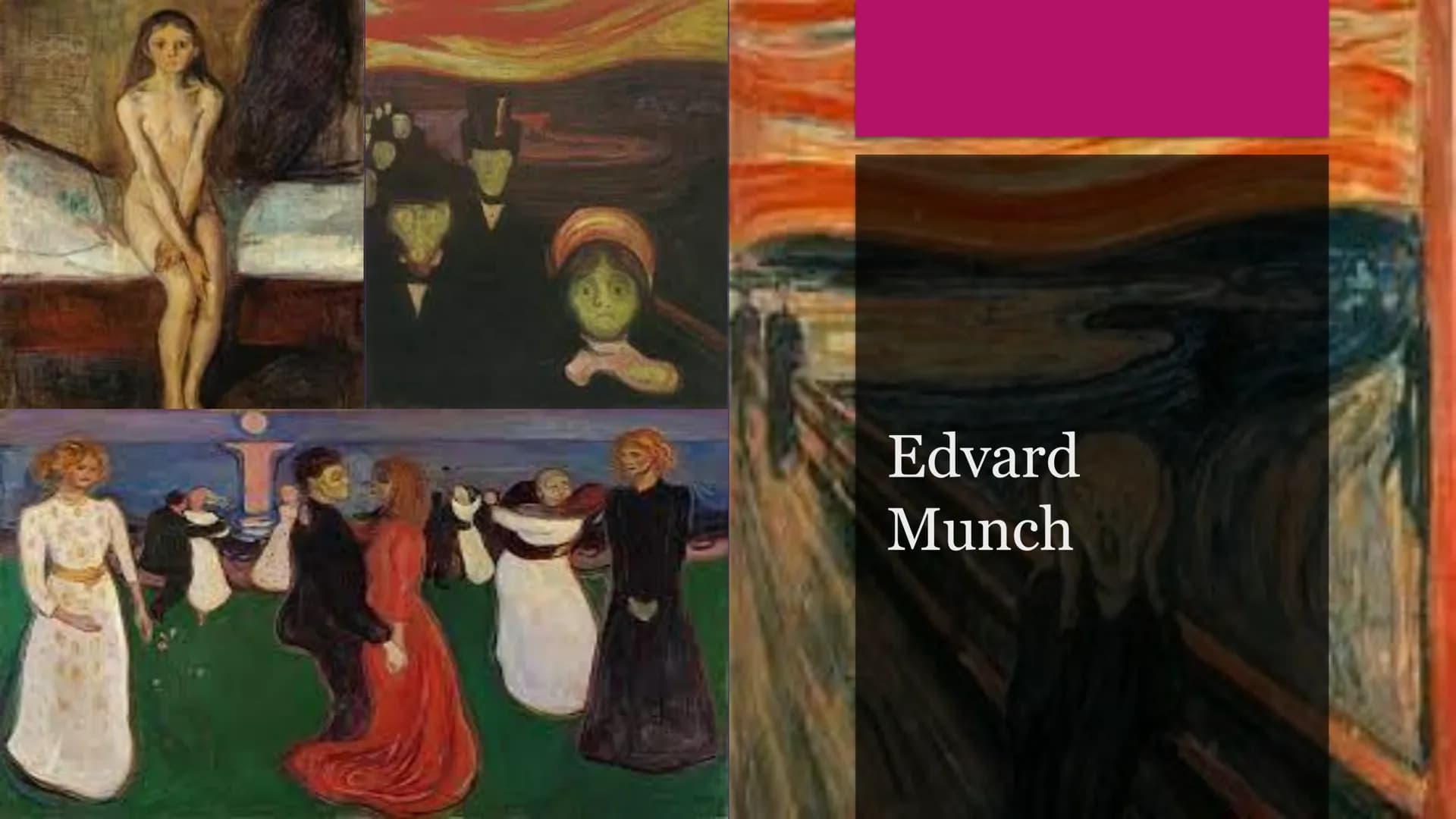 Edvard
Munch Attraverso l'arte cerco di vedere chiaro nella mia relazione con
il mondo, e se possibile aiutare anche chi osserva le mie oper