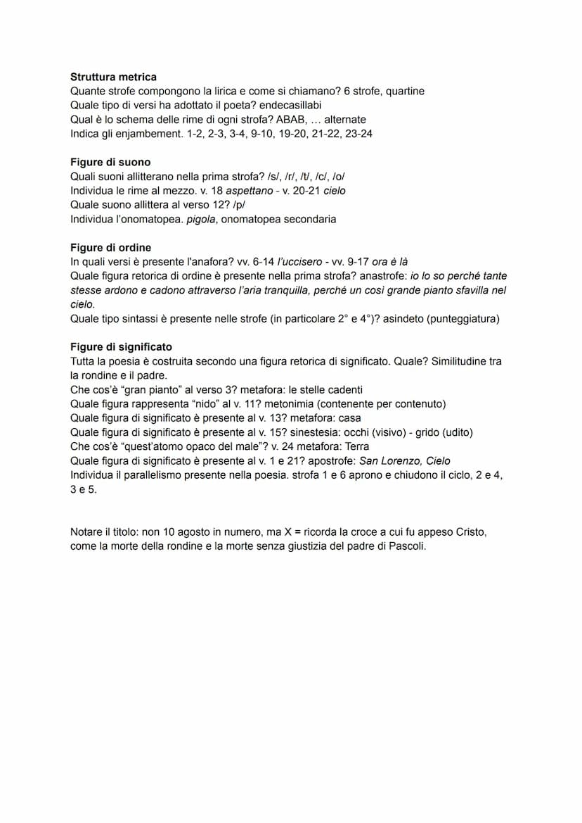 G. Pascoli, X agosto
5
10
15
20
San Lorenzo, io lo so perché tanto
di stelle per l'aria tranquilla
arde e cade, perché sì gran pianto
nel co