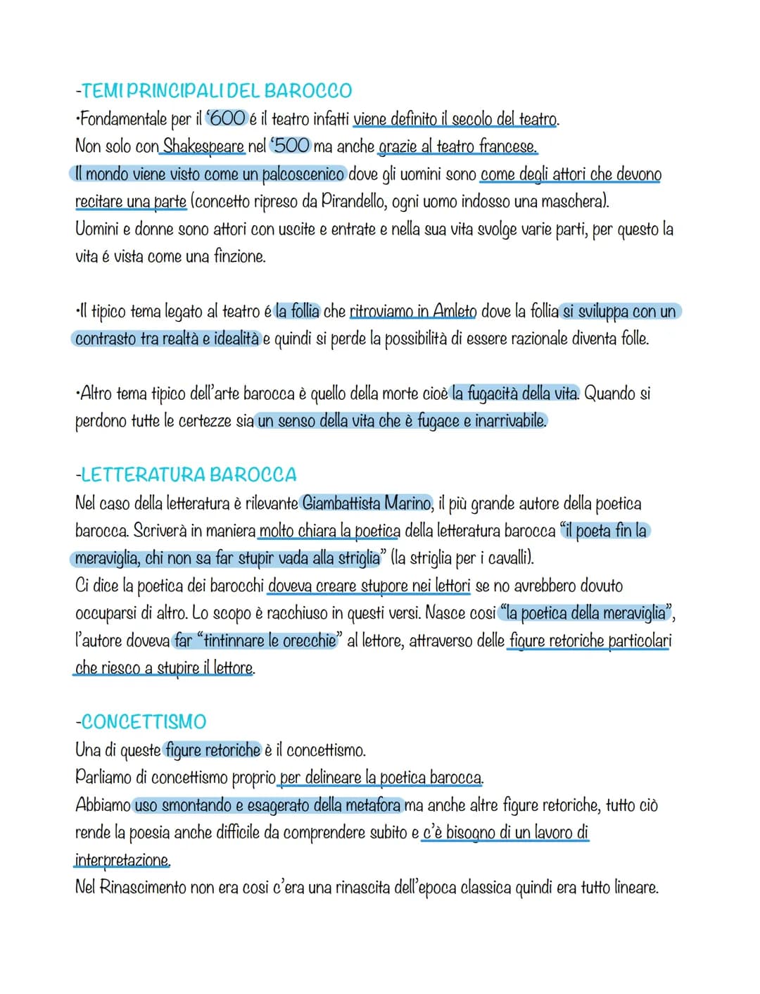 BAROCCO
-QUADRO STORICO
Nel '600 continua l'azione della Chiesa nel voler contrastare la diffusione della riforma
protestante. Viene definit
