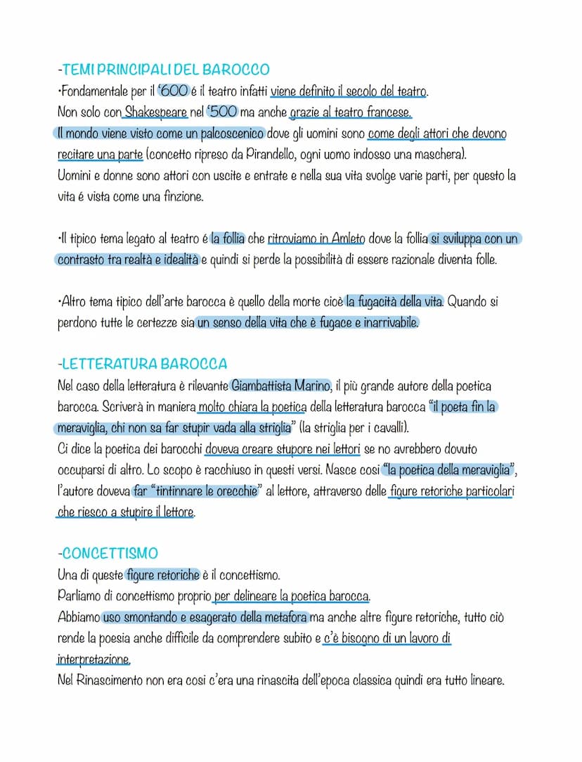 BAROCCO
-QUADRO STORICO
Nel '600 continua l'azione della Chiesa nel voler contrastare la diffusione della riforma
protestante. Viene definit