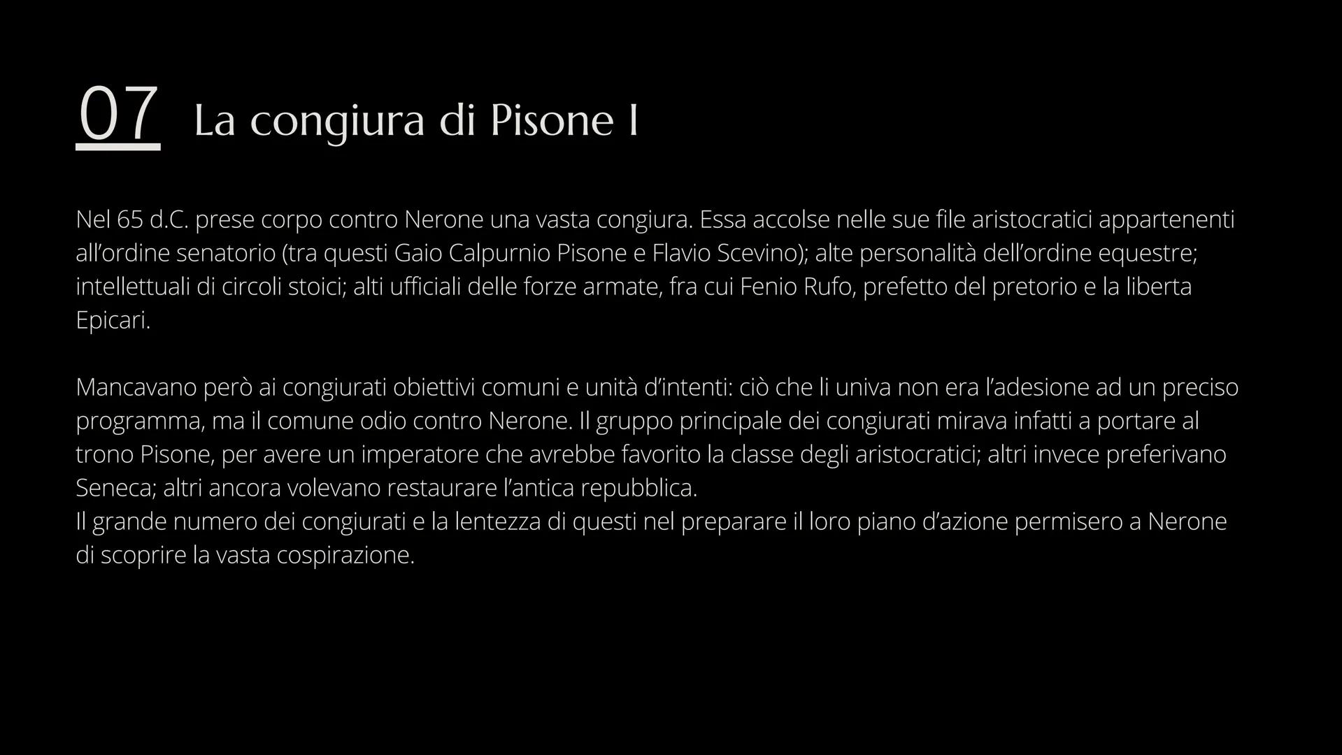 Nerone
Marta Gazzaretti, 2BLin Liceo G. Bagatta 01 02 Un giovane re al comando
Nerone Lucio Domizio ( 54 - 68 ), figlio di Gneo Domizio Enob