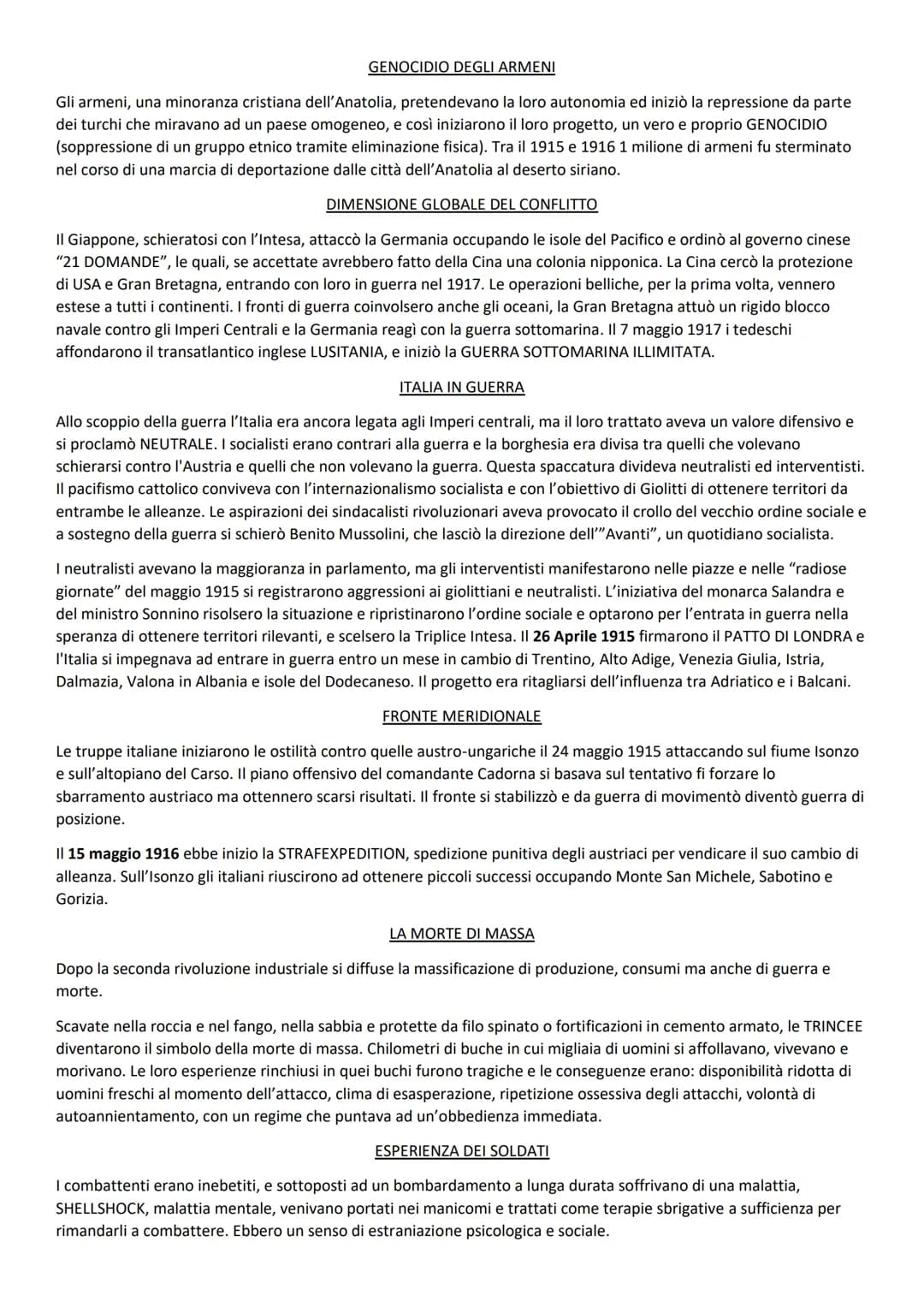 CONTESTO E CAUSE
Le mire espansionistiche avevano alimentato la concorrenza internazionale, e a rendere la guerra inevitabile fu il
sommarsi