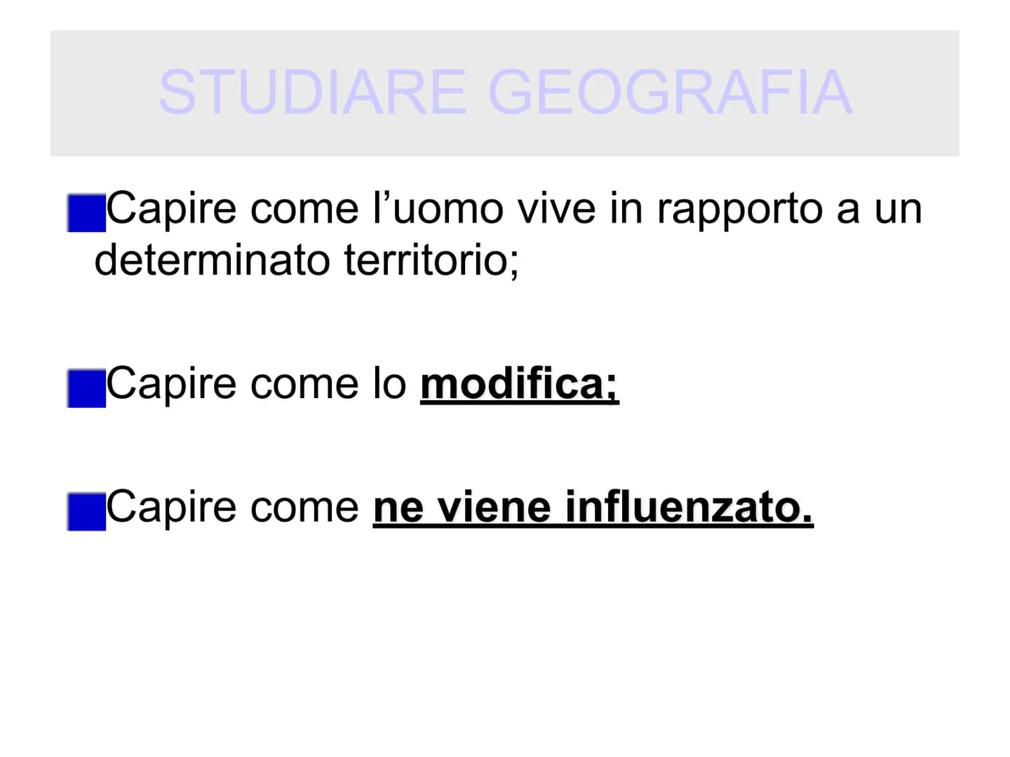 GEOGRAFIA
Origine della parola:
GEO= TERRA;
GRAFIA= SCRITTURA
DESCRIZIONE DELLA TERRA SCIENZA MOLTO ANTICA
NASCE DA...
➤DAL BISOGNO DI SPOST