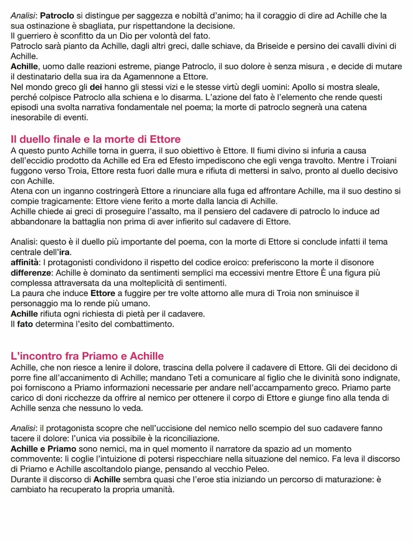 Iliade
Introduzione
La struttura
L'Iliade, poema epico in versi esametri, trae il titolo da “ilio” (città di Troia, in Asia Minore).
L'opera