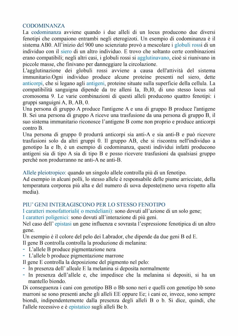 LA GENETICA
La genetica è lo studio delle leggi e dei meccanismi che permettono la trasmissione
dei caratteri da una generazione all'altra e