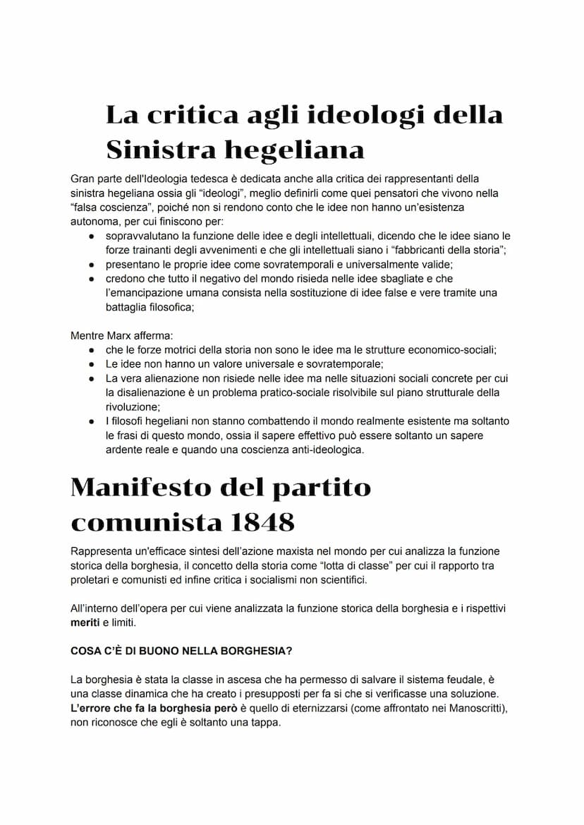 Vita e opere
Karl marx nacque nel 1818 a Treviri (cittadina tedesca) da una famiglia ebrea.
● Ricevette un'educazione di stampo razionalisti