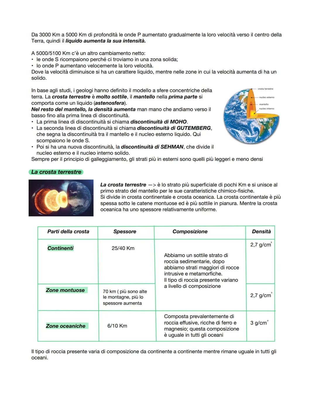 ŁA BINAMICA BELLA
CROSTA TERRESTRE
La teoria della deriva dei continenti
Le esplorazioni intercontinentali del sedicesimo secolo avevano per