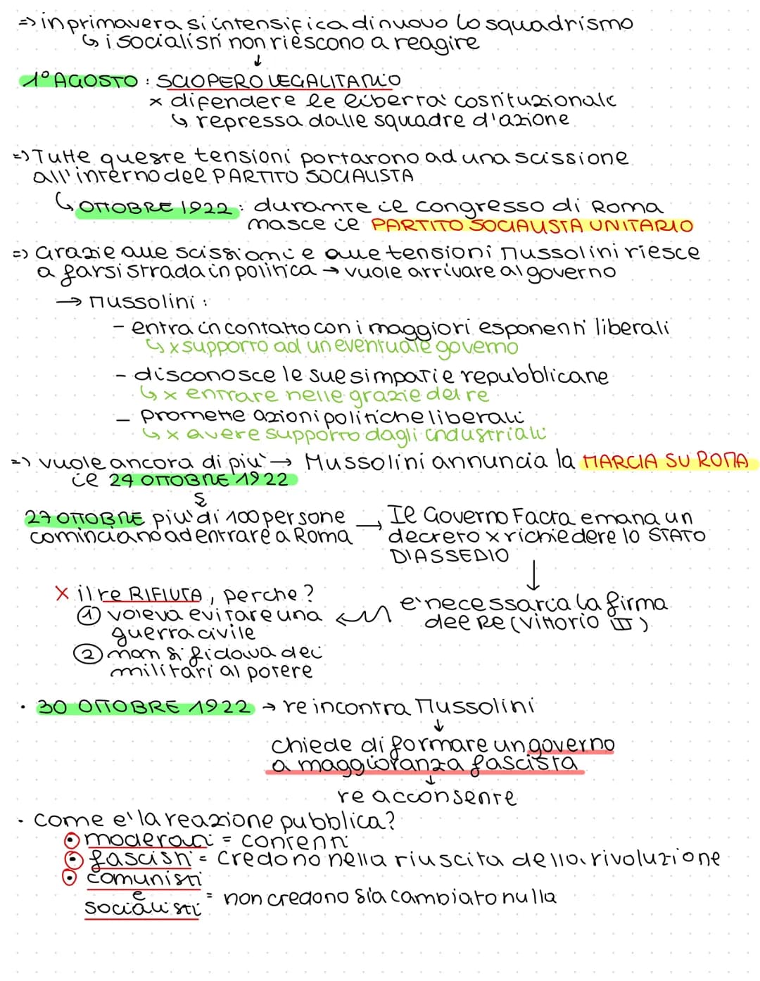 the Fascismo
=> L'Italia del primo dopoguerra verte in condizioni molto difficili
✓
deficitdi bilancio
profondo
↓
inflazione
alta
SITUAZIONE