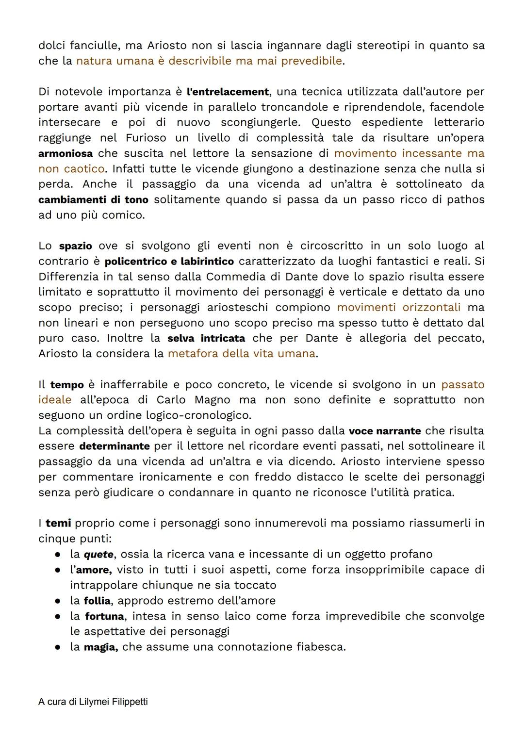 Ludovico Ariosto
La vita
Ludovico Ariosto nasce a Reggio Emilia nel 1474 da una
famiglia nobile della città. Il padre, funzionario per i
duc