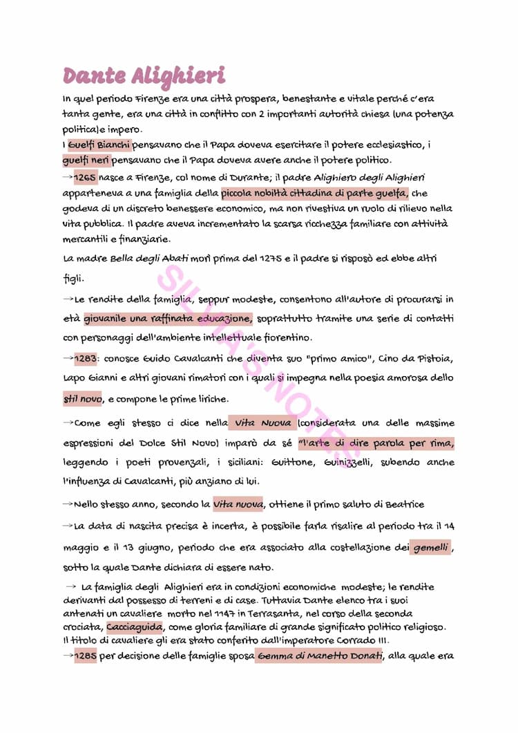 Know DANTE, Dolce Stil Novo, Cavalcanti, Guinizzelli,  Vita nova, De vulgari eloquentia thumbnail