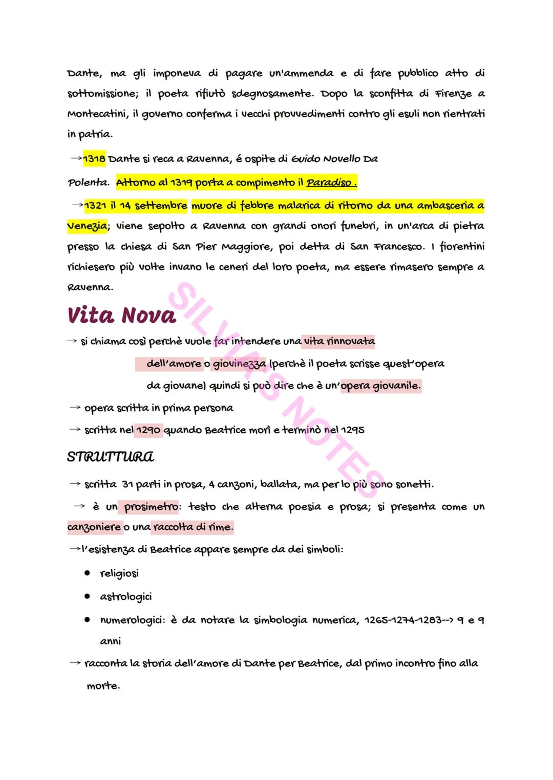 Dante Alighieri
In quel periodo Firenze era una città prospera, benestante e vitale perché c'era
tanta gente, era una città in conflitto con