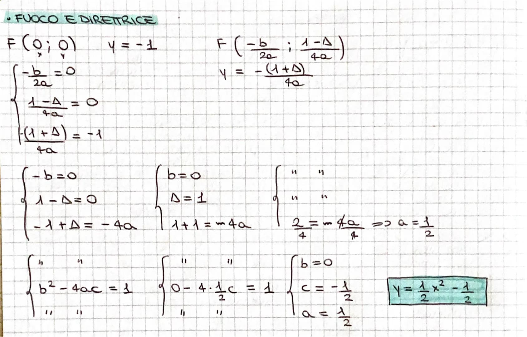 ✓(-21-A)
4Q
= (-6 1 1-A) A => x =
20
VERTICE E PUNTO
2
Y-Yv = a (x -xv) ²
a VERS
PARABOLA E VERTICE
Questi due dati noti.
identificare a,bec