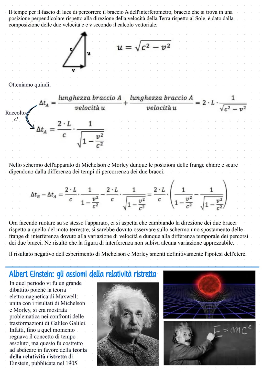 Relatività
Nel Dialogo sopra i Due Massimi Sistemi, Galileo Galilei descrive un esperimento da compiere
all'interno di una nave:
...sospenda