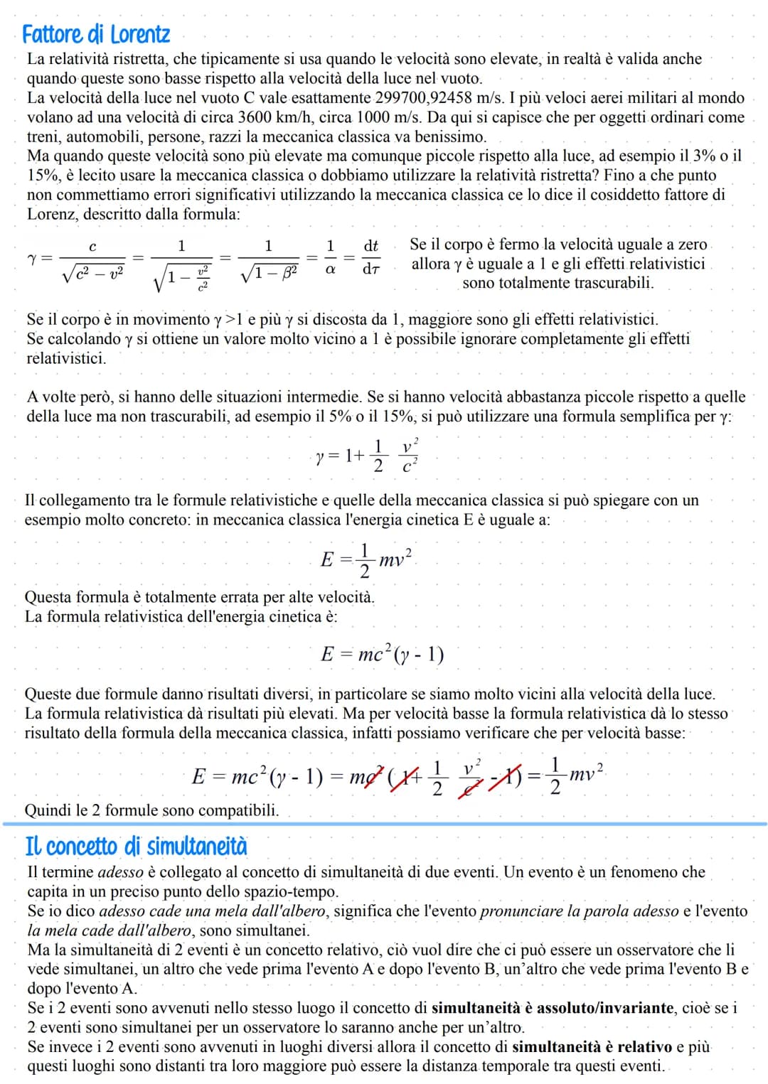 Relatività
Nel Dialogo sopra i Due Massimi Sistemi, Galileo Galilei descrive un esperimento da compiere
all'interno di una nave:
...sospenda