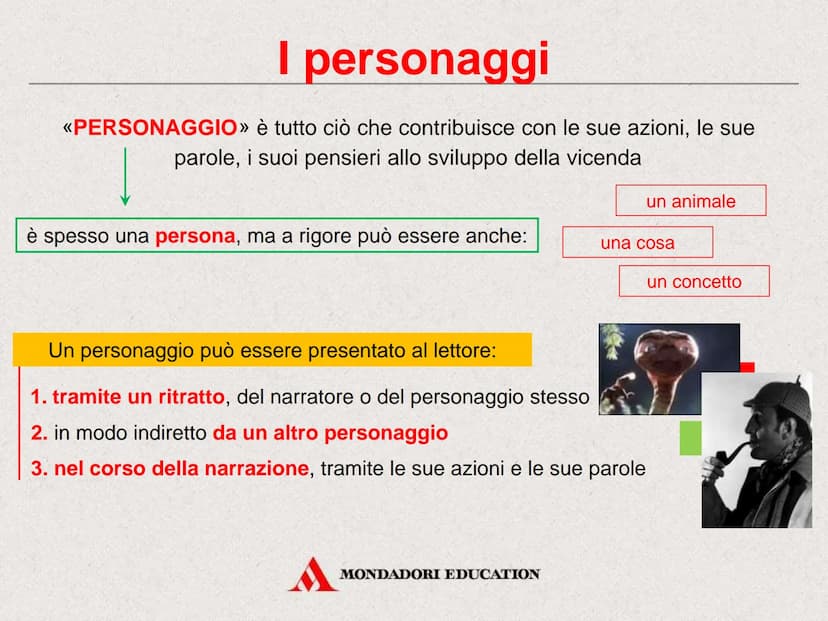 Il testo narrativo
MONDADORI EDUCATION Il testo narrativo
Il piacere di raccontare
MONDADORI EDUCATION Che cos'è un testo narrativo
Il testo