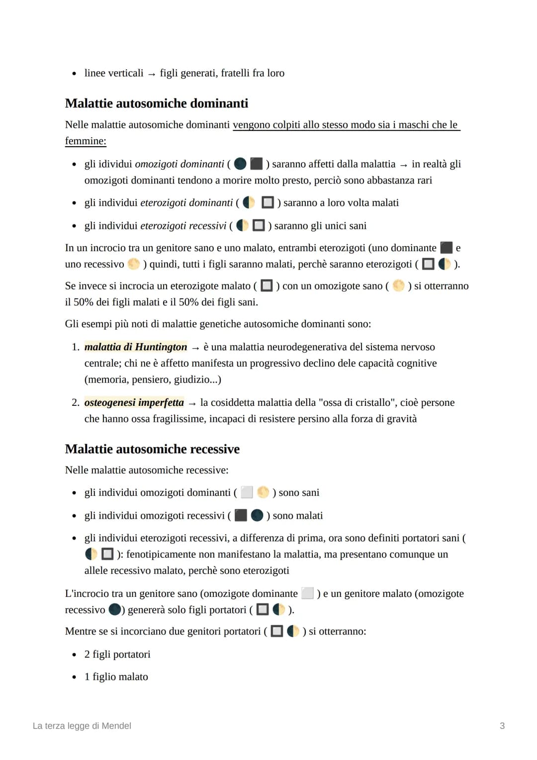La terza legge di Mendel
La terza legge di Mendel: l'assortimento indipendente
Mendel a questo punto considerò un incrocio fra due linee pur