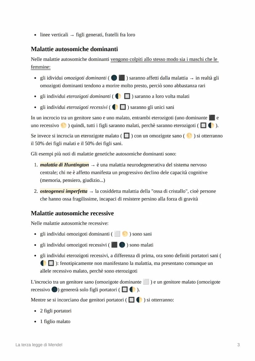 La terza legge di Mendel
La terza legge di Mendel: l'assortimento indipendente
Mendel a questo punto considerò un incrocio fra due linee pur