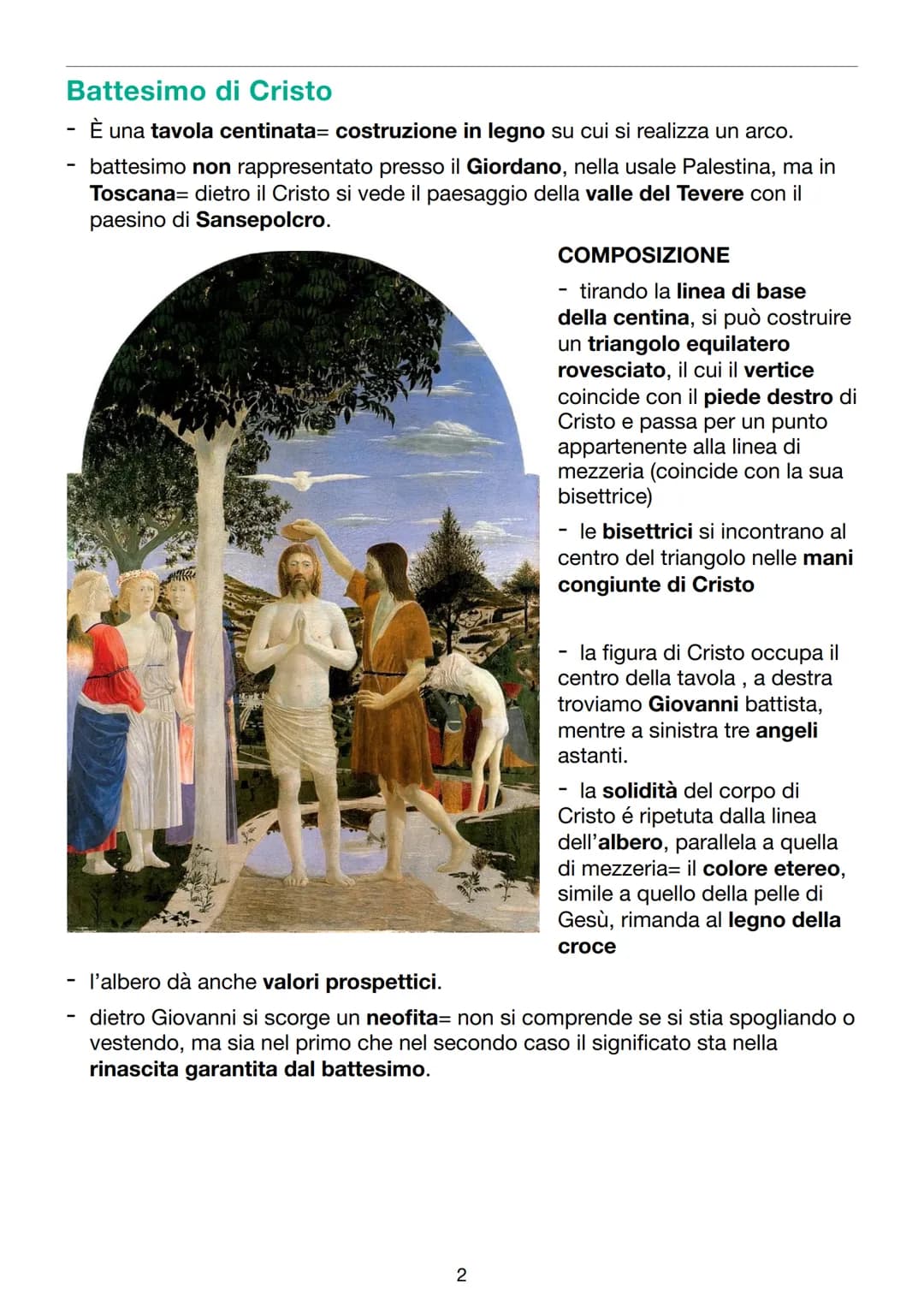 Piero della Francesca
Vita
una caratteristica degli artisti rinascimentali è che sono anche trattatisti
(Brunelleschi aveva tentato con la d