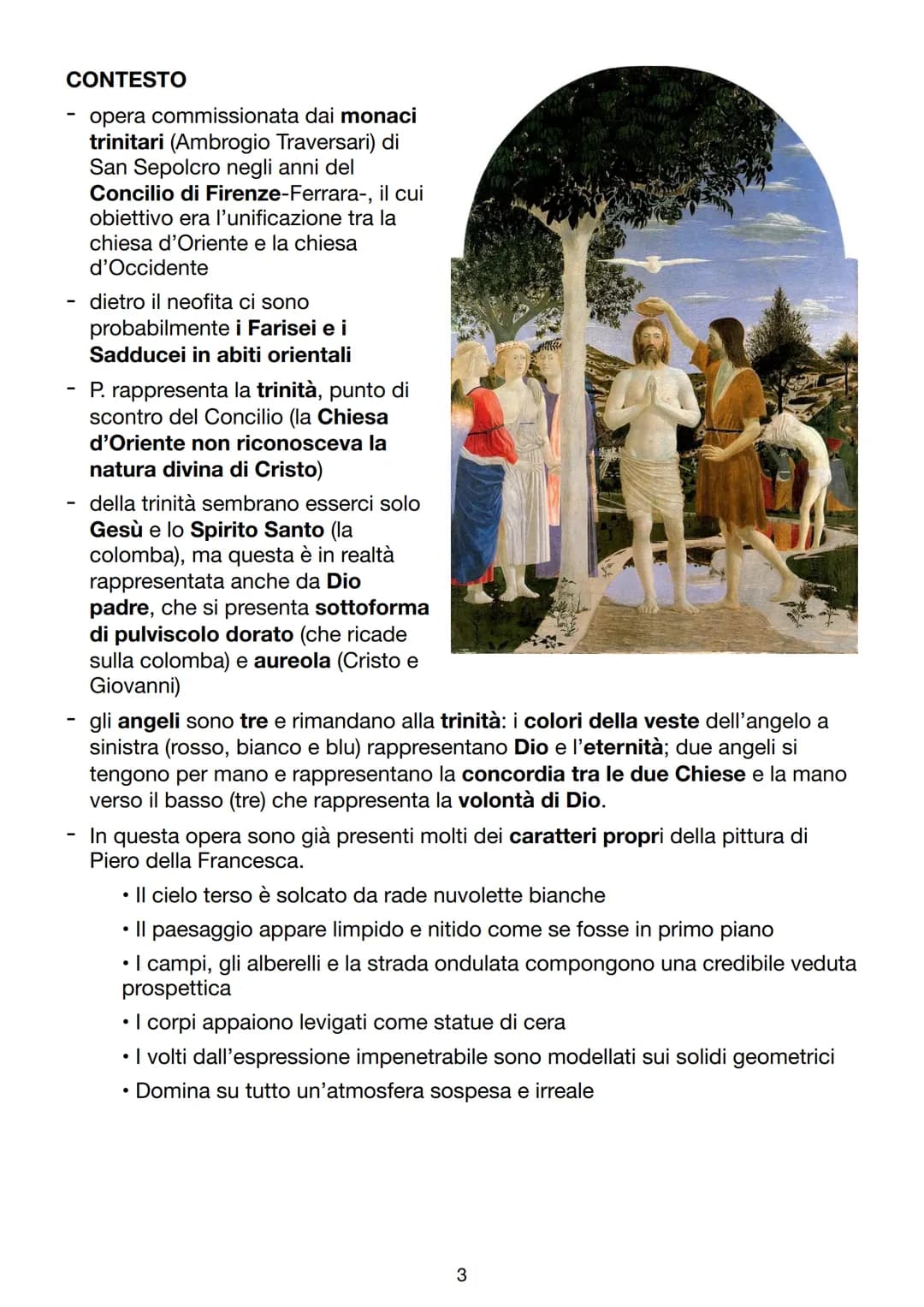 Piero della Francesca
Vita
una caratteristica degli artisti rinascimentali è che sono anche trattatisti
(Brunelleschi aveva tentato con la d