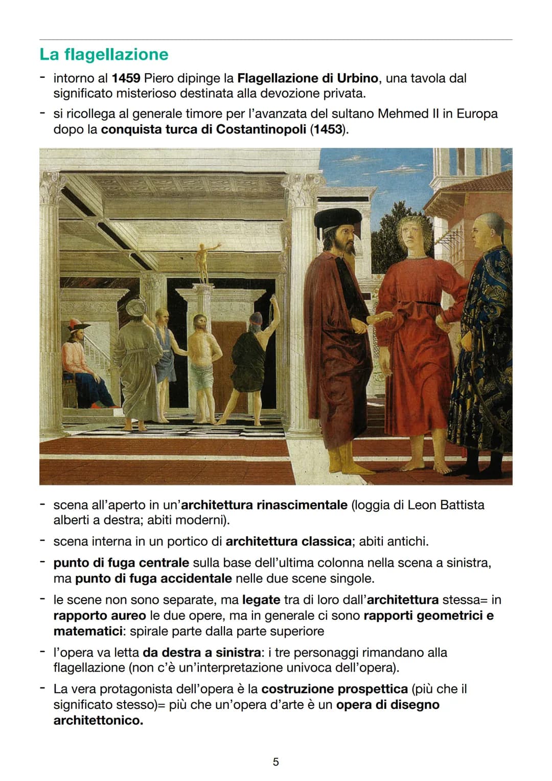 Piero della Francesca
Vita
una caratteristica degli artisti rinascimentali è che sono anche trattatisti
(Brunelleschi aveva tentato con la d