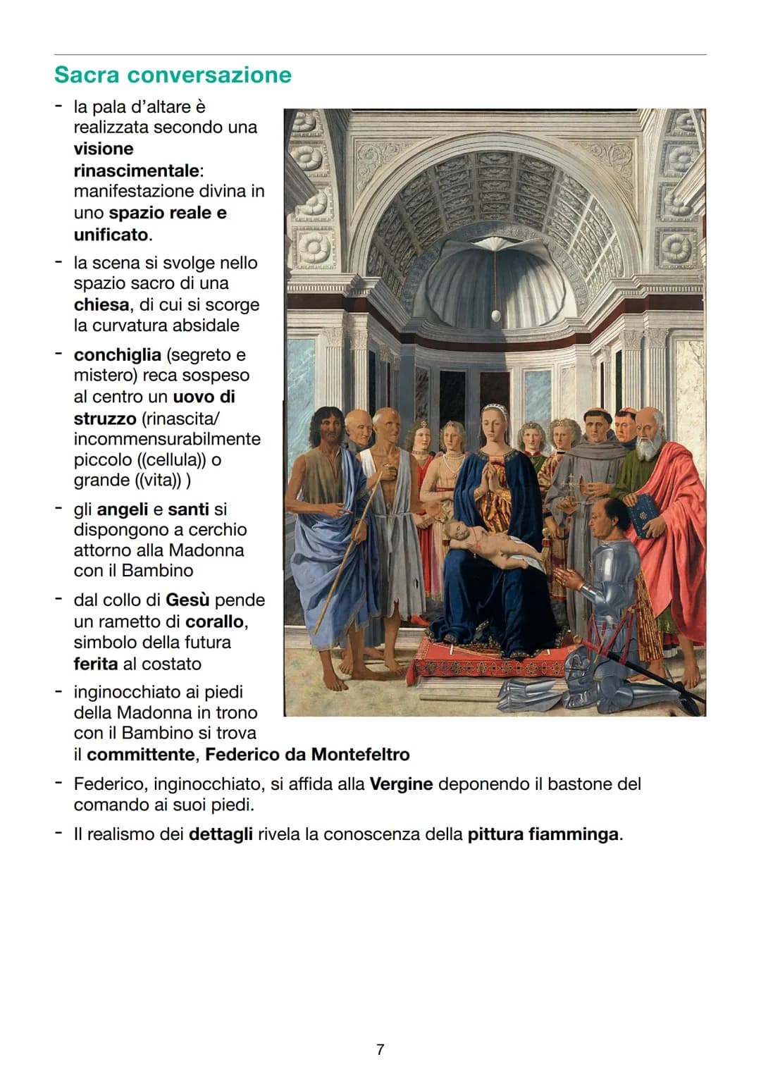 Piero della Francesca
Vita
una caratteristica degli artisti rinascimentali è che sono anche trattatisti
(Brunelleschi aveva tentato con la d
