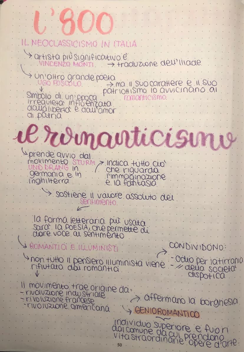 U'800
IL NEOCLASSICISMO IN ITALIA
artista più significativo e
VINCENZO MONTI. → traduzione dell'lllade
Un'altro grande poeta
UGO FOSCOLO.
→m