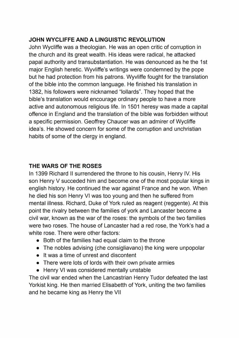 KING JOHN AND MAGNA CARTA
Richard I went for the third crusade in 1190 and when he died his brother
John became king. John had two nicknames