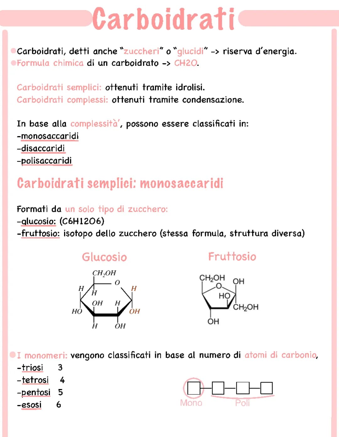 Carboidrati 