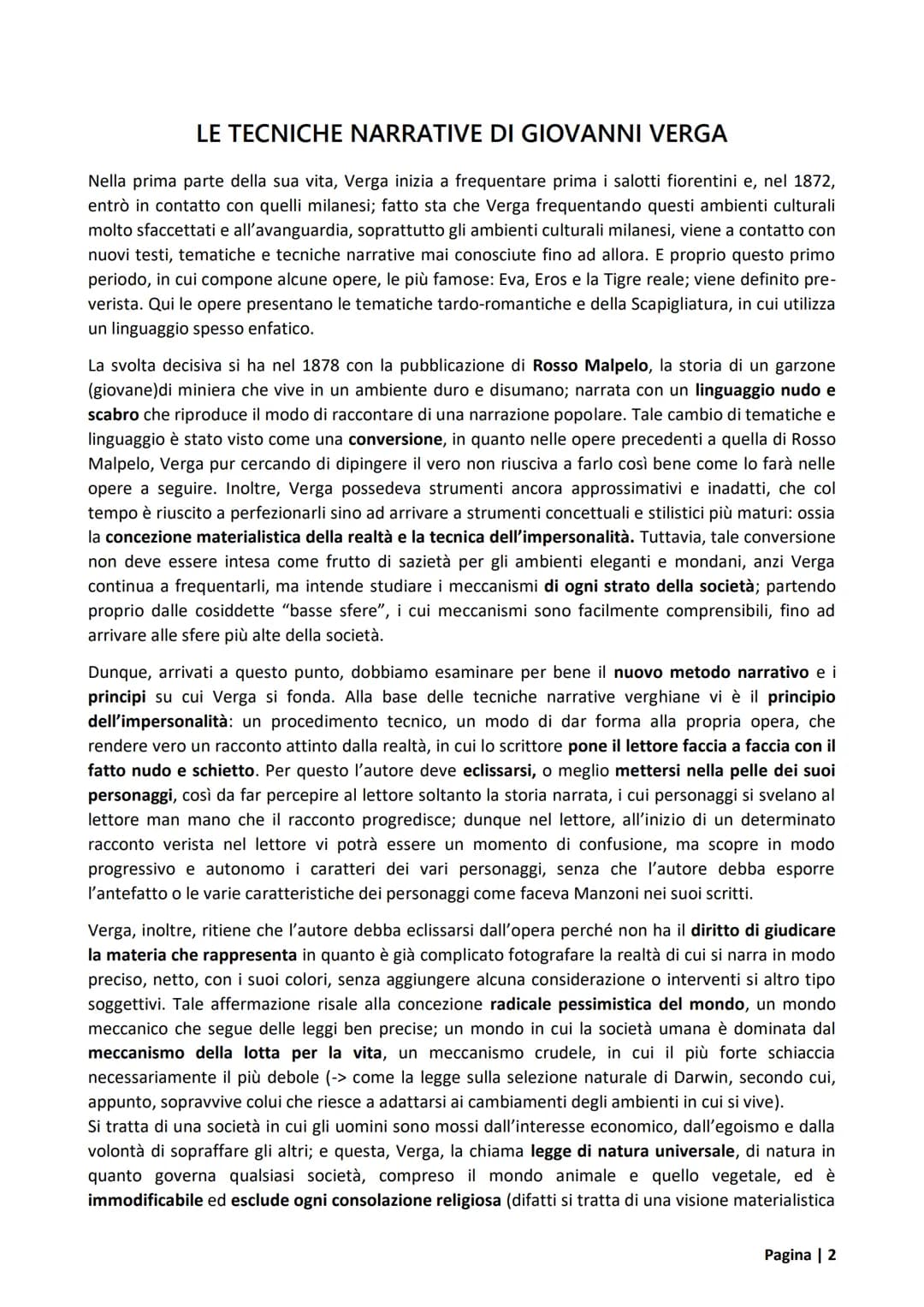 LA VITA DI GIOVANNI VERGA
Giovanni Verga nacque a Catania nel 1840, da una famiglia di agiati proprietari terrieri, con
ascendenze nobiliari