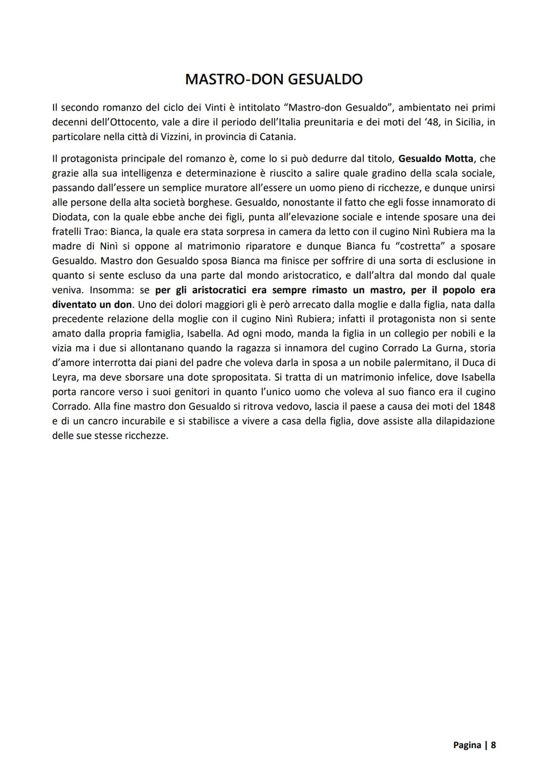 LA VITA DI GIOVANNI VERGA
Giovanni Verga nacque a Catania nel 1840, da una famiglia di agiati proprietari terrieri, con
ascendenze nobiliari