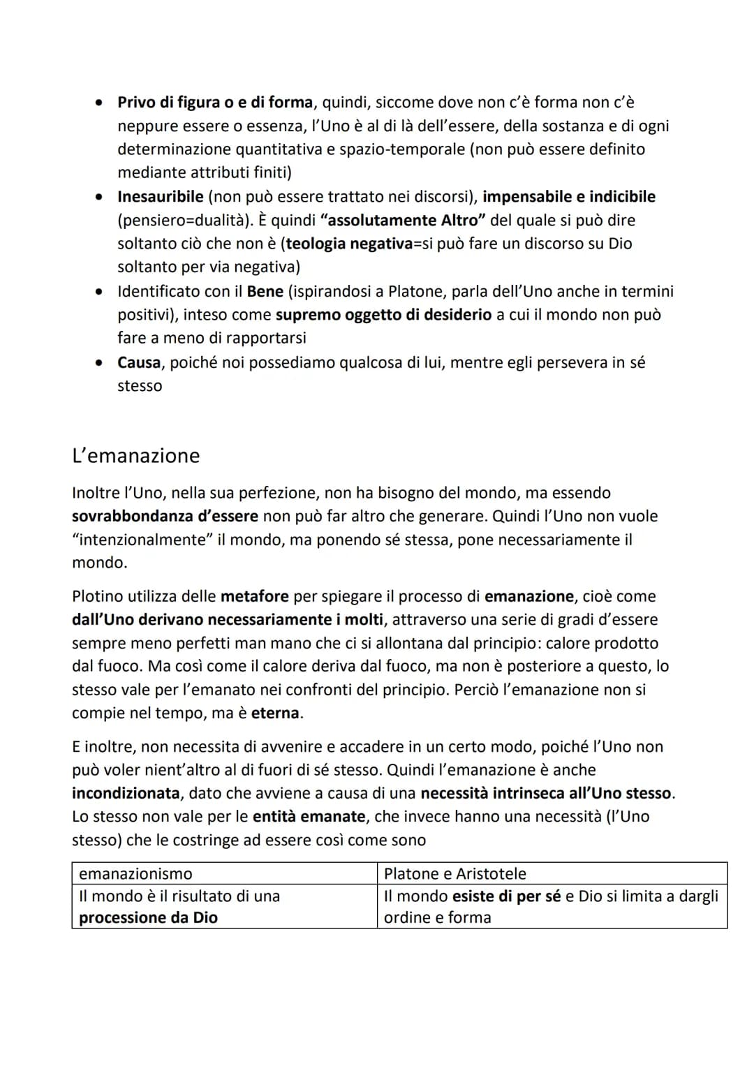 Plotino e patristica
Plotino e il neoplatonismo
Il neoplatonismo è l'ultima manifestazione del platonismo del mondo antico, anche
se questa 