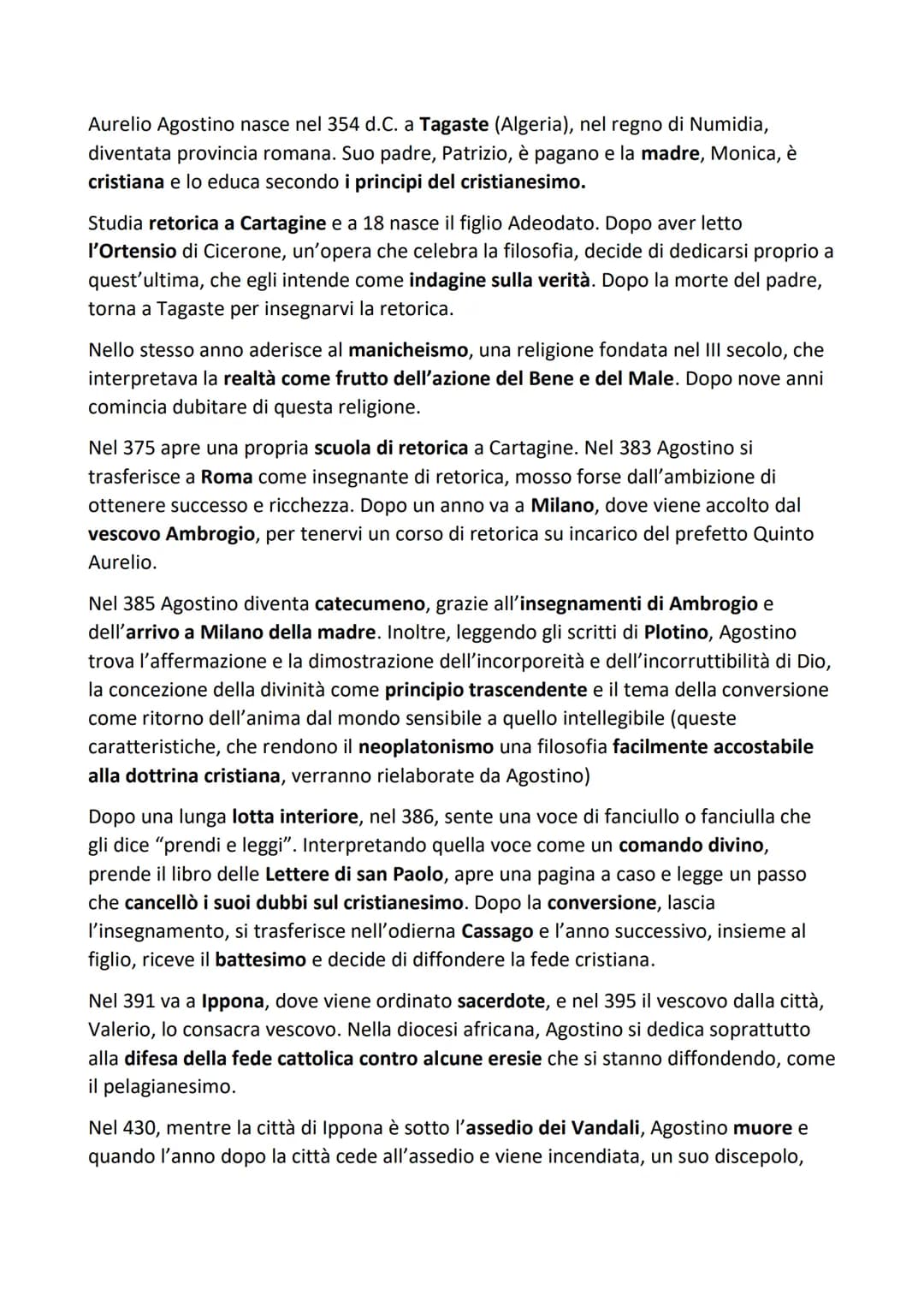 Plotino e patristica
Plotino e il neoplatonismo
Il neoplatonismo è l'ultima manifestazione del platonismo del mondo antico, anche
se questa 