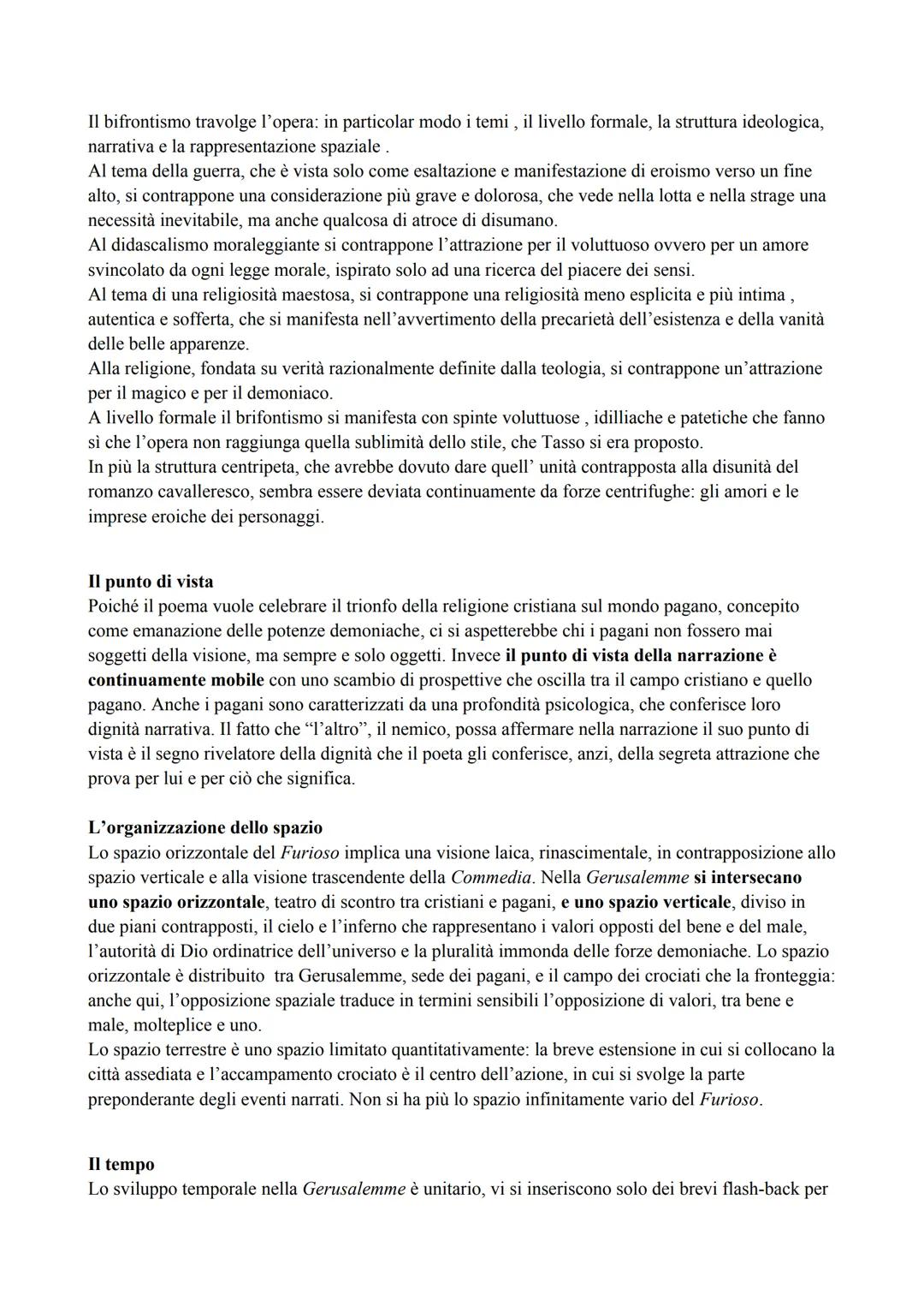 Tasso - La Gerusalemme liberata - Incontro con l'opera

Tasso accompagnò costantemente la creazione poetica con la riflessione teorica > Dis