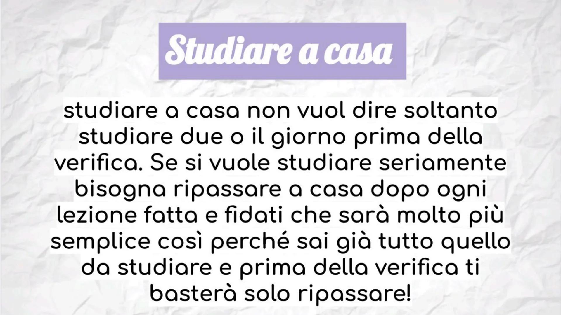 Metodo di
studio
@auroraaaaaaa Prestare attenzione alle lezioni
Può sembrare banale e
inutile ascoltare le lezioni
soprattutto le più noiose