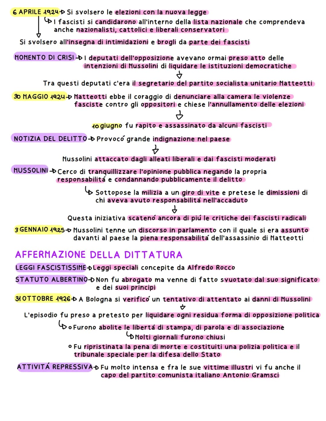 ITALIA FASCISTA
DALLO STATO LIBERALE ALLO STATO FASCISTA
MUSSOLINI Quando fu nominato presidente del consiglio si trovo alla guida di un
gov