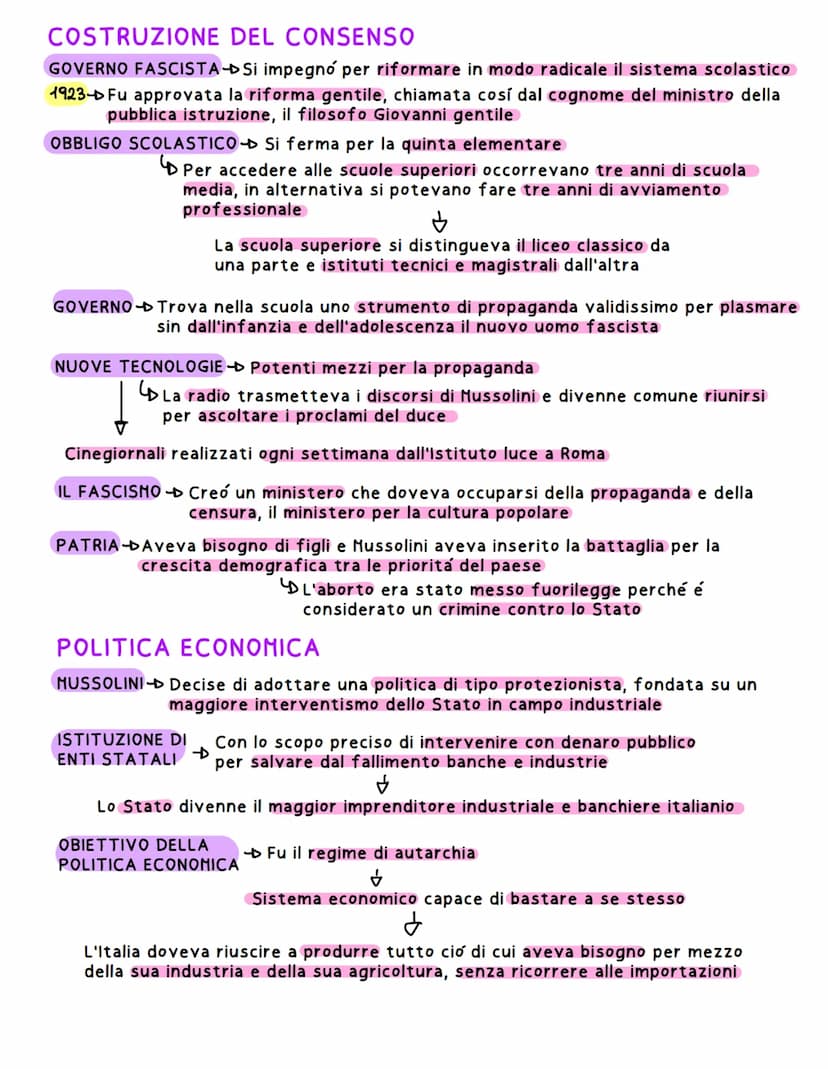 ITALIA FASCISTA
DALLO STATO LIBERALE ALLO STATO FASCISTA
MUSSOLINI Quando fu nominato presidente del consiglio si trovo alla guida di un
gov