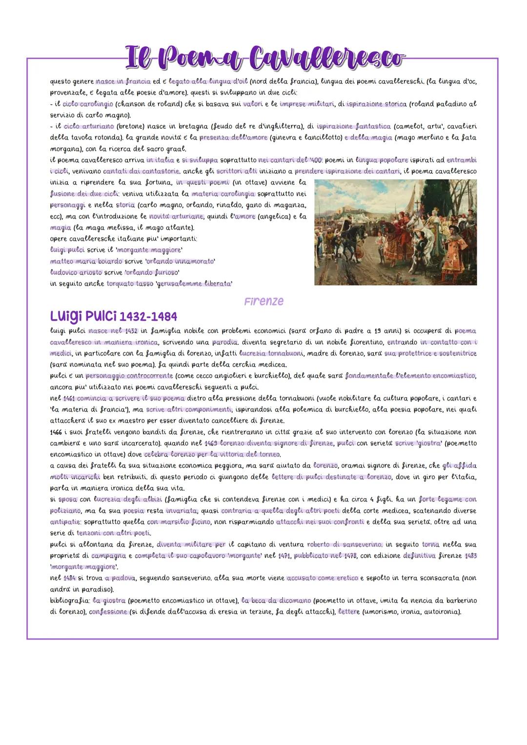 # Il-Poem-a-Cavalleresco

questo genere nasce in francia ed e legato alla lingua d'oil (nord della francia), lingua dei poemi cavallereschi,