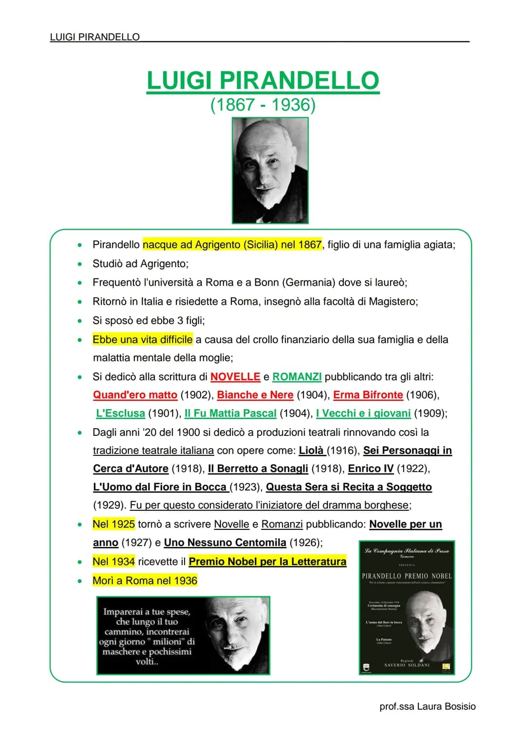 Luigi Pirandello 